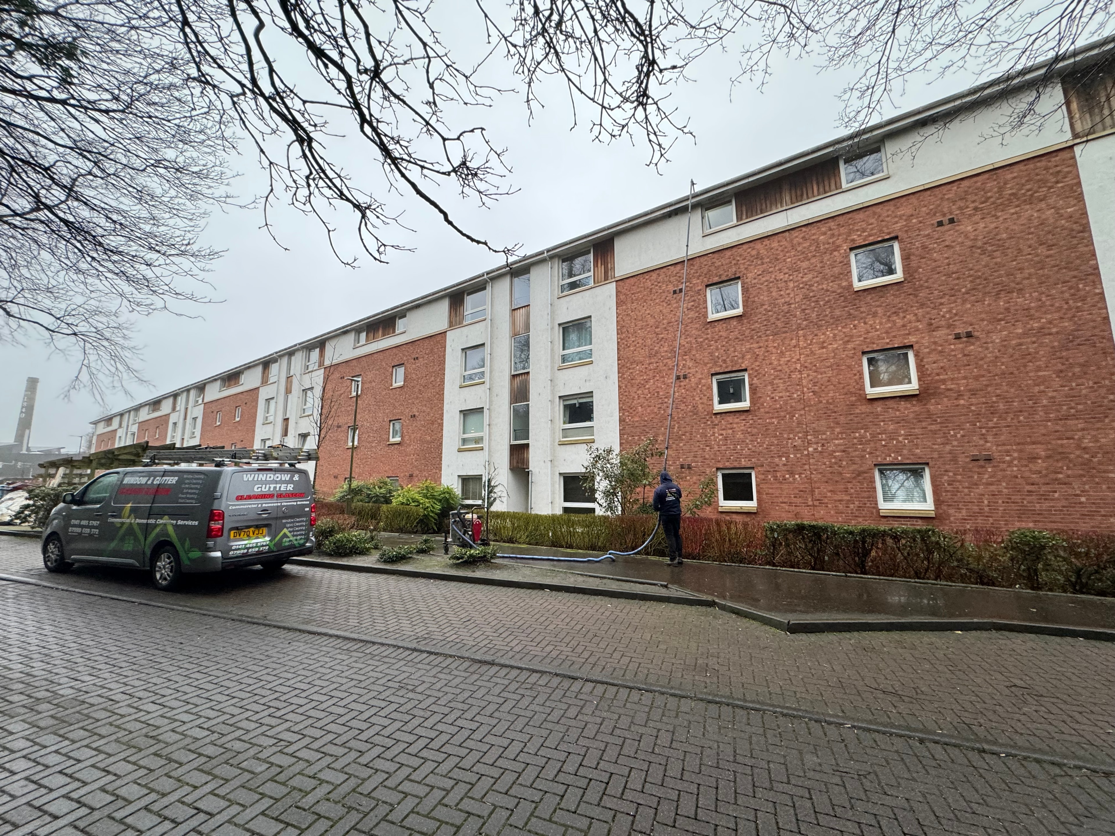 Annual Gutter Clean — Residential Block, Falkirk