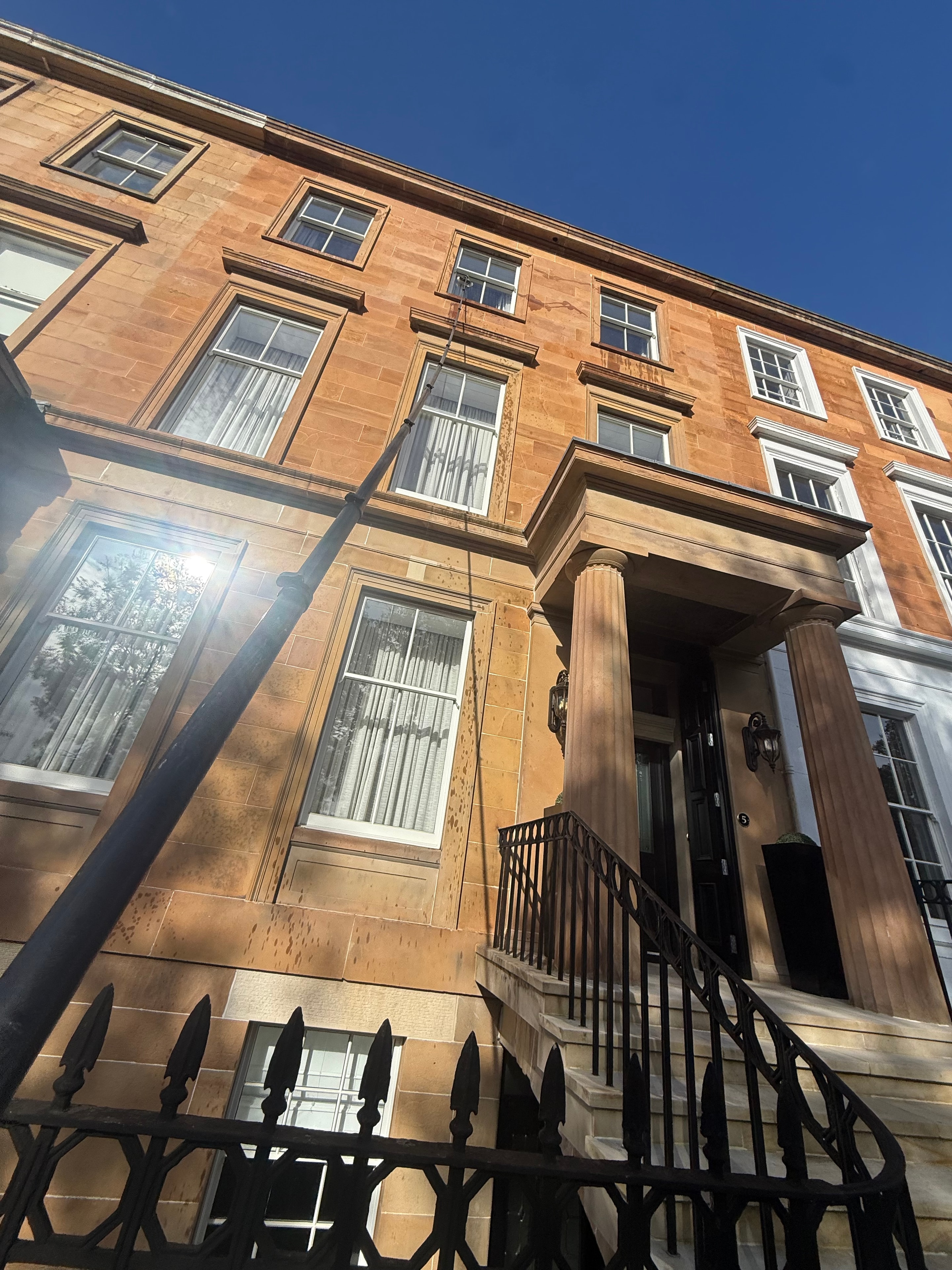 Window Clean — Park Circus, Glasgow West End