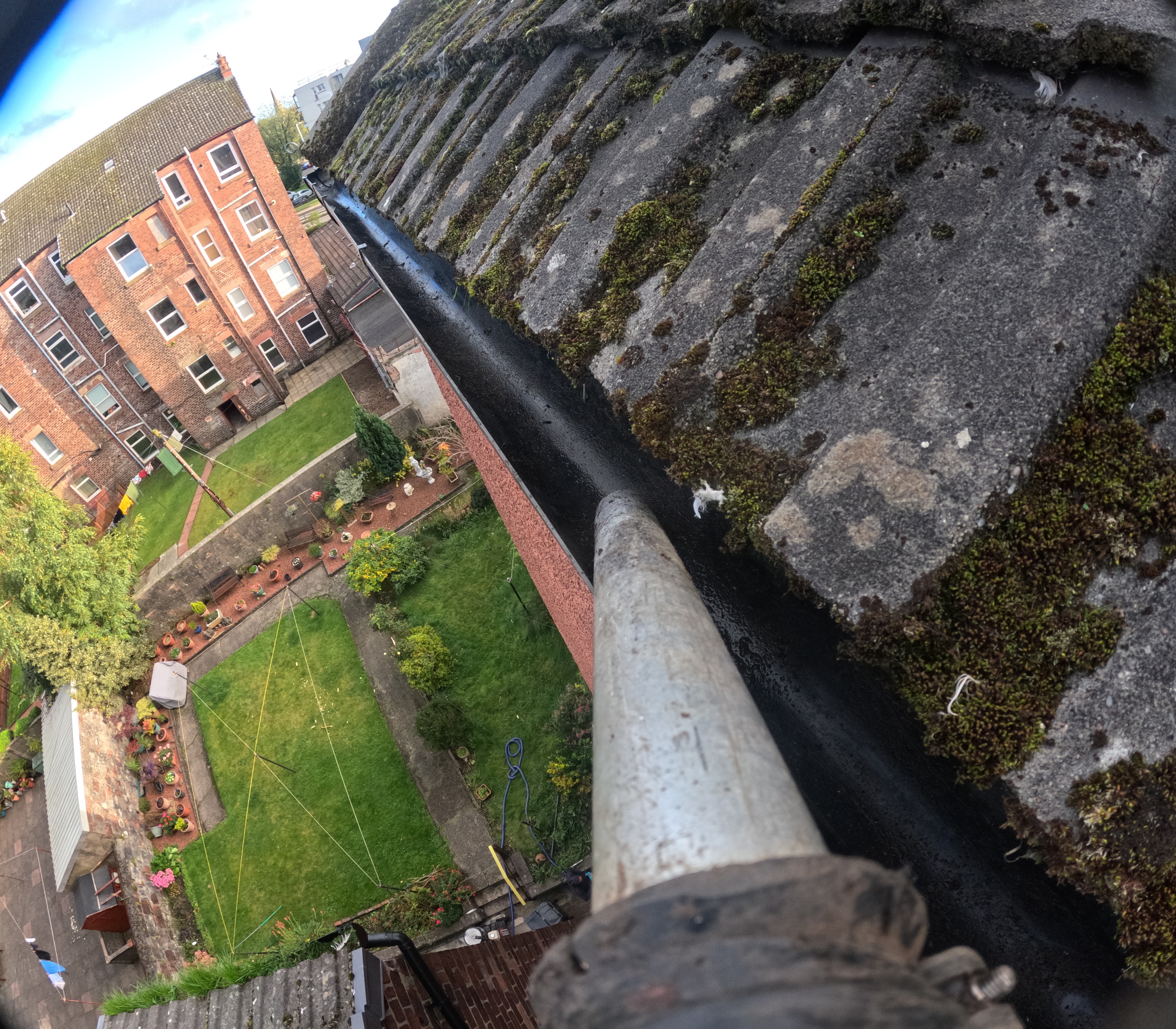 Professional gutter cleaning service