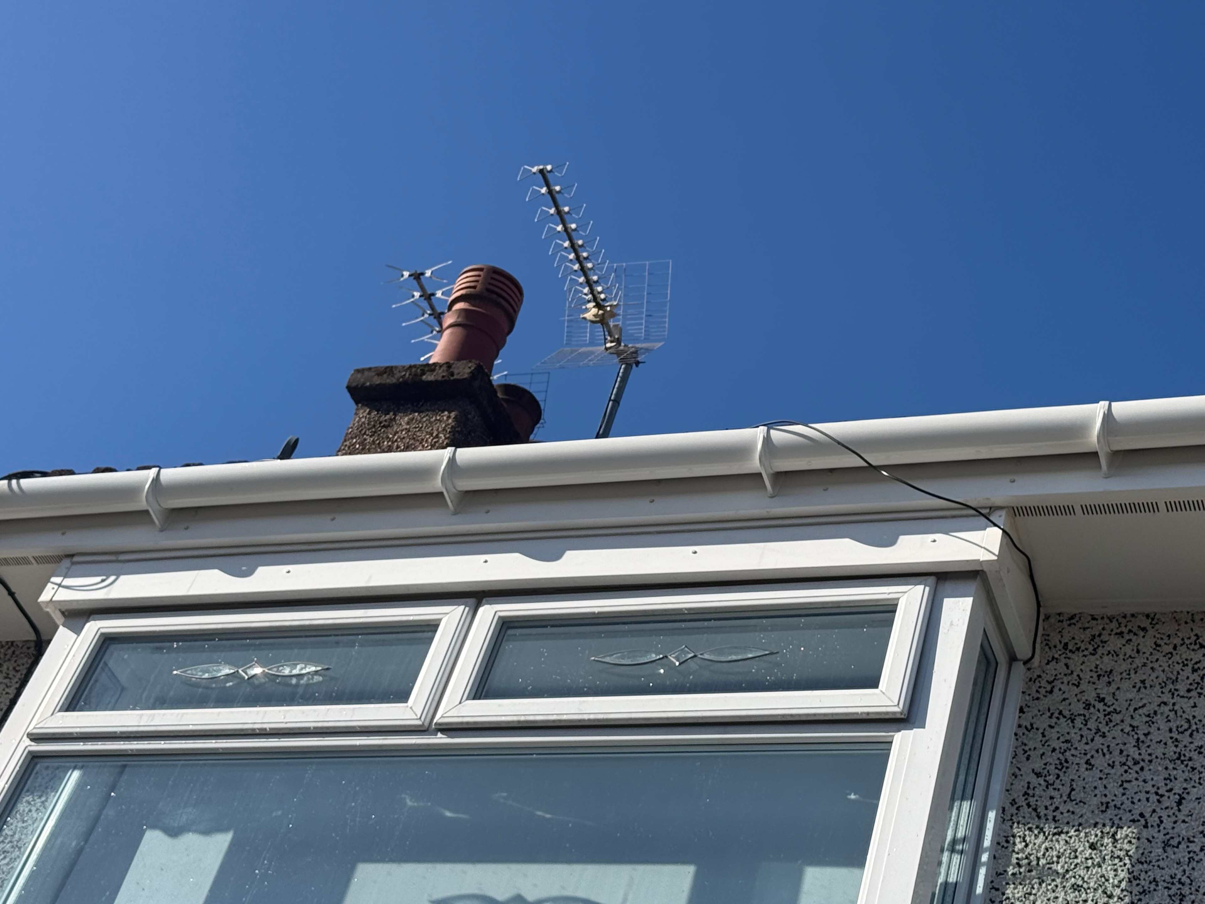 UPVC fascia cleaning