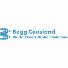 Logo of Begg Cousland, a filtration solutions company.